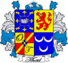 Blazoen van Olaf Theil / Theil familie