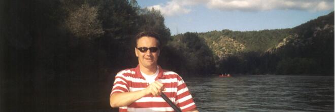 Per kano op de dordogne, augustus 2004